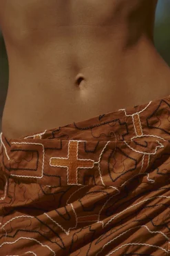 Best Ayahuma Skirt In Camel Bottoms