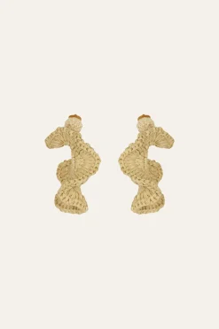 Best Dance Elements Hoops In Ecru Jewelry