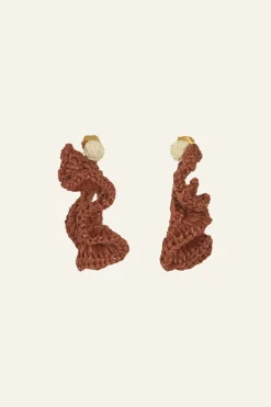 Dance Elements Hoops In Terracota Jewelry