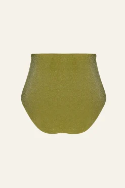 Hot De La Selva Bikini Bottom In Green Swimwear