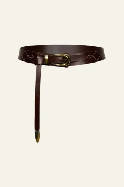 Sale Del Oeste Belt In Chocolate Belts