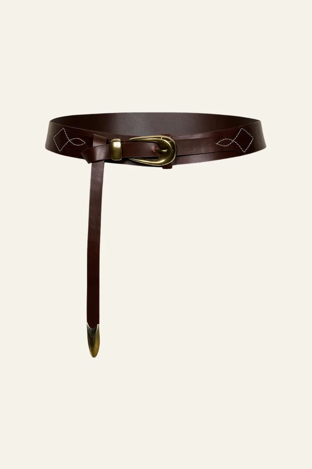 Sale Del Oeste Belt In Chocolate Belts