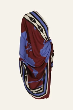 Discount Elongo Florals Shawl In Indigo Shawls