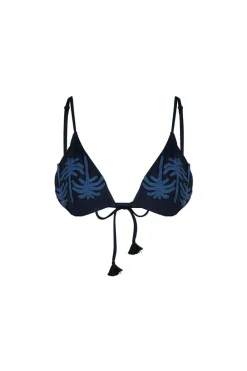 Best Enjipai Bikini Top In Navy Swimwear