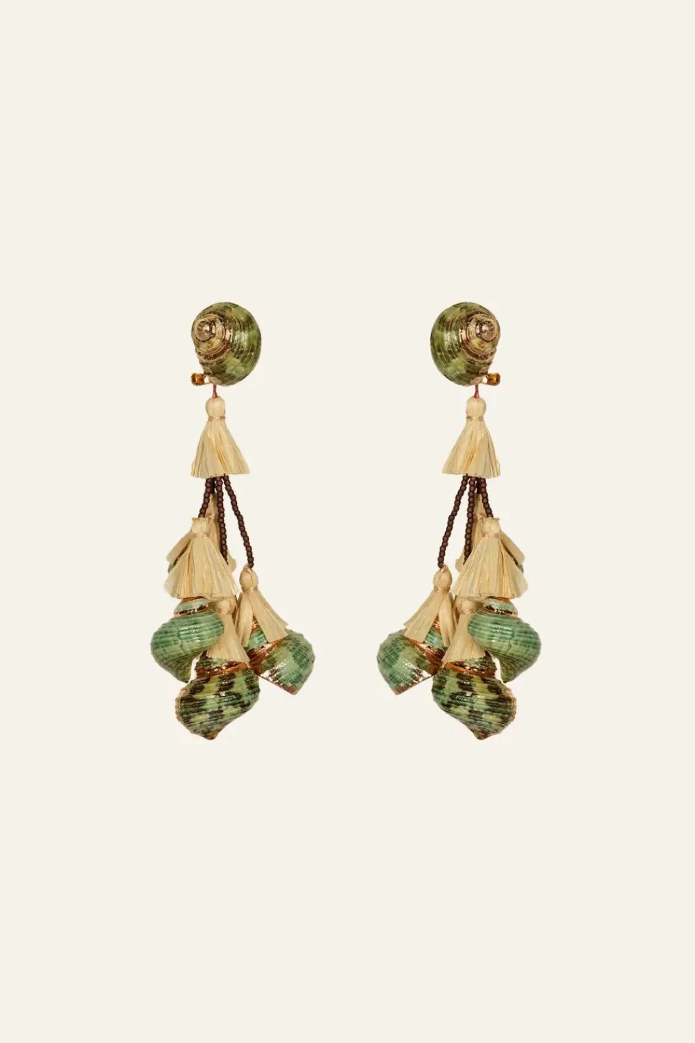 Online Espiral Sagrado Earrings In Green Jewelry