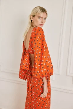 Outlet Geometric Composition Dress Dresses