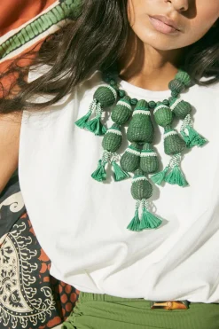 New Jump For Joy Necklace In Green Jewelry