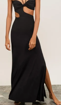 Sale Kikoi Skirt In Black Bottoms