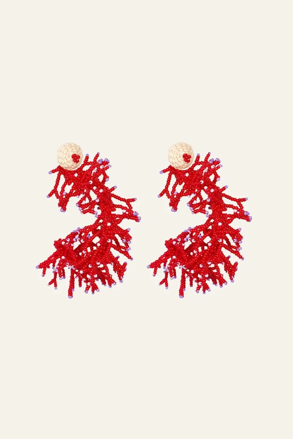 Clearance Leyendas Africanas Earrings In Red Jewelry