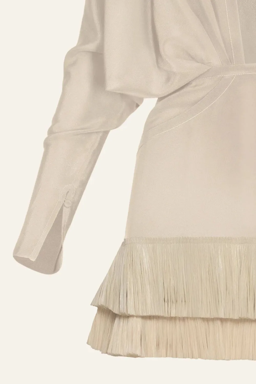 Hot Mojito Nights Dress In Ecru Dresses