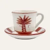 Molinillo Coffee In Magenta Set Of 2 Dinnerware
