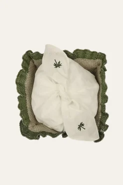 Discount Mushroom Mandala Mini Bread Basket In Green Set Of 4 Table Tops