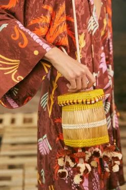 Discount Ornamentos Bag In Mustard Bags