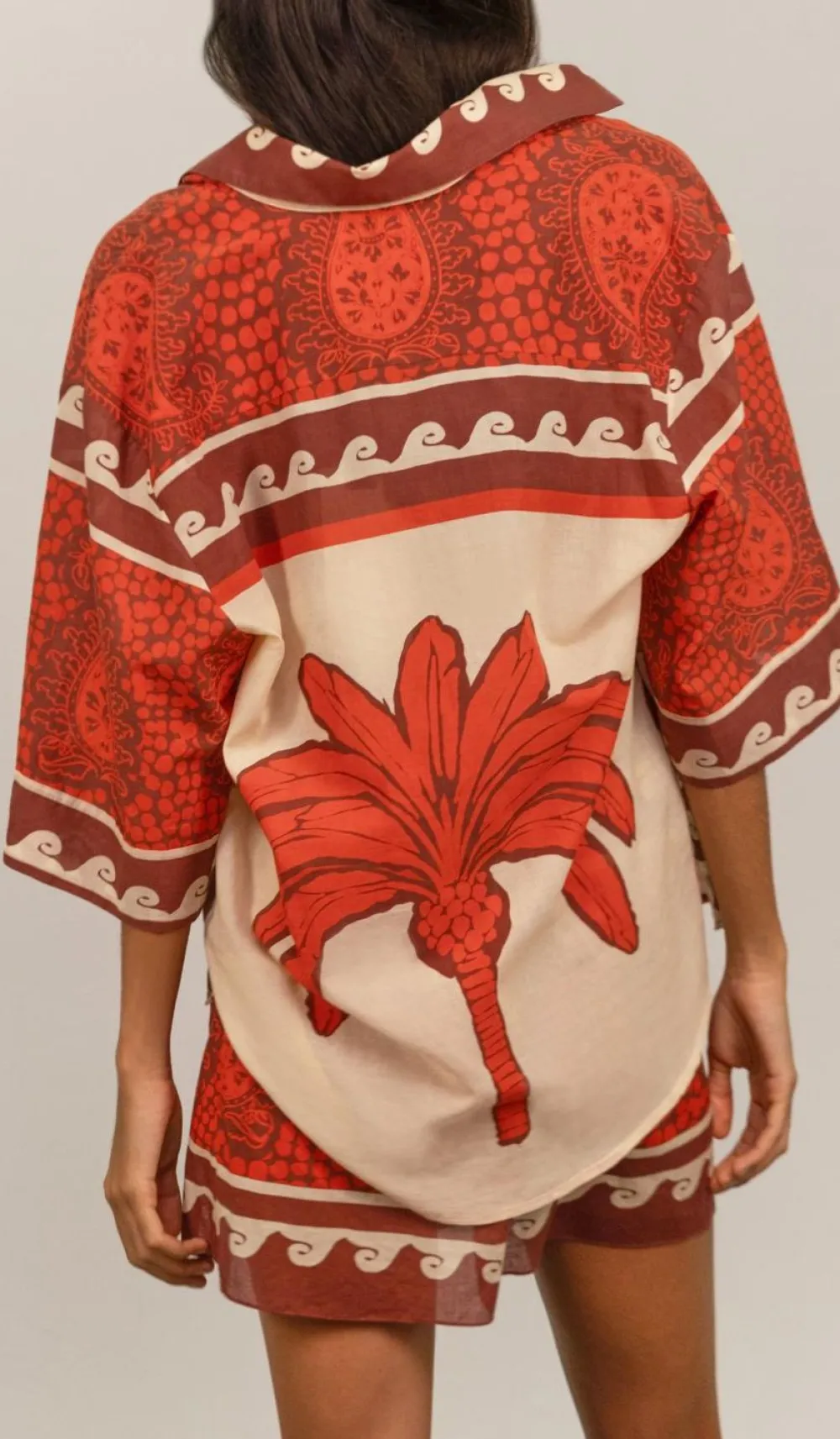 Sale Paisley Situation Shirt In Red Tops