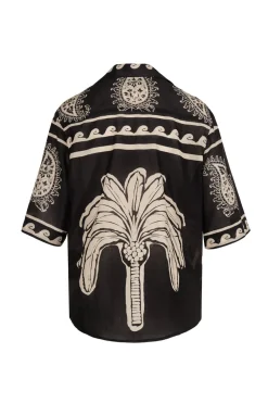 Sale Paisley Situation Shirt In Black Tops