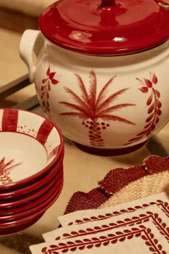Clearance Palma Real Bowl In Magenta Set Of 2 Dinnerware