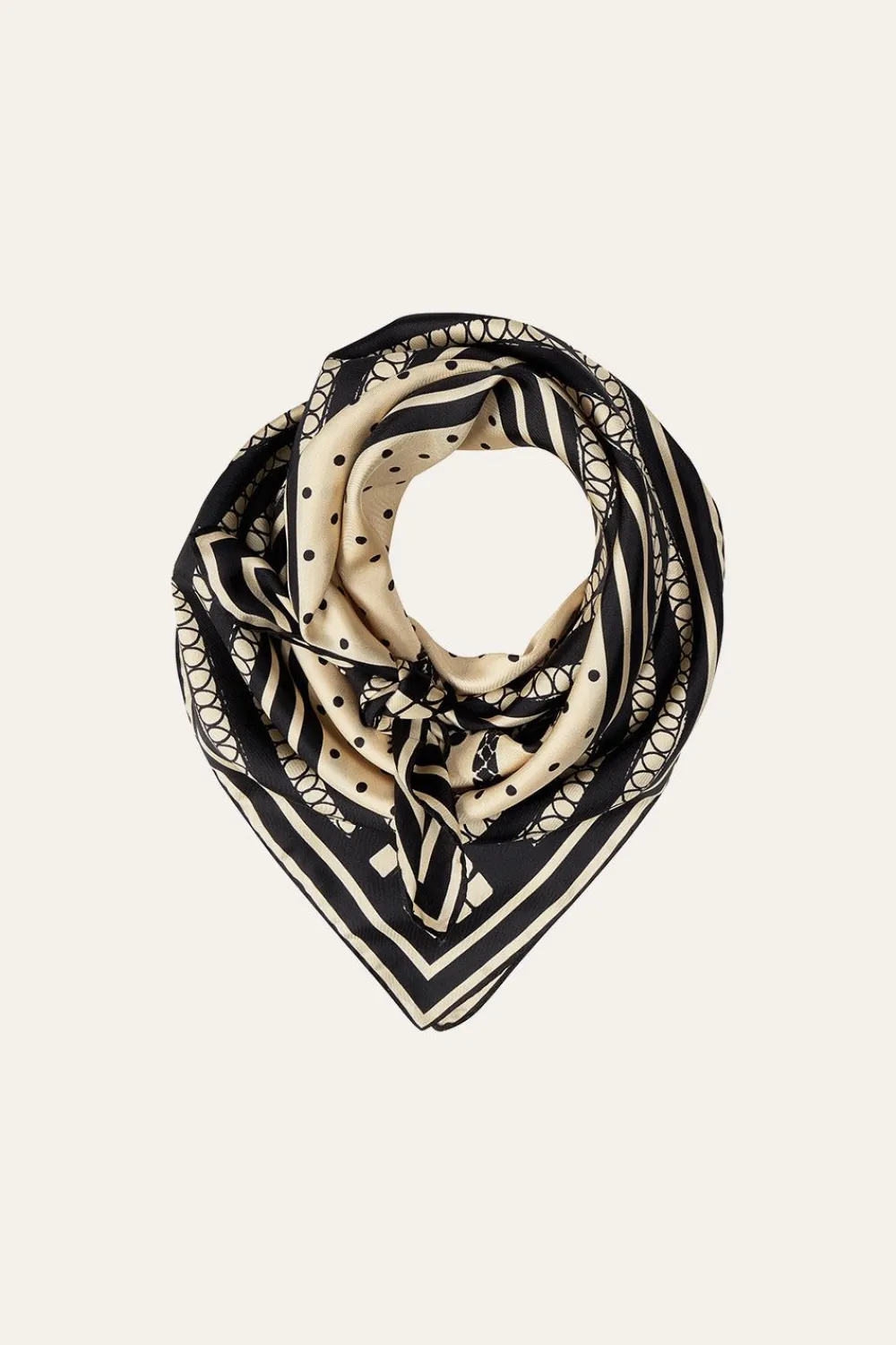 Outlet Palmas Canas Scarf In Ecru Shawls