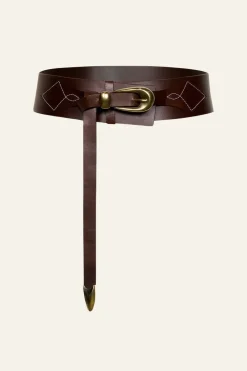 Sale Rodeo Revelry Belt In Chocolate Belts