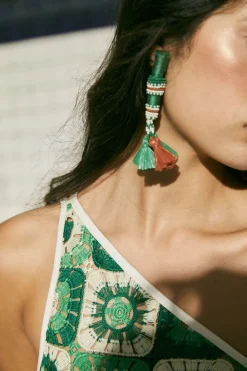 New Swahili Earrings In Jade Jewelry