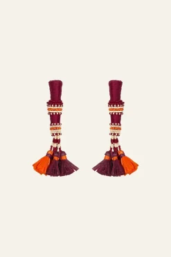 New Swahili Earrings In Wine Jewelry