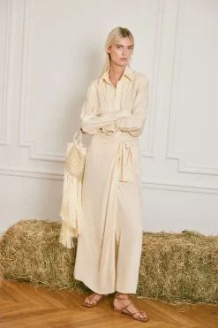 Best Sweet Palm Skirt In Ecru Bottoms