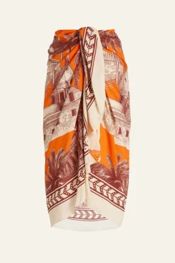 Discount Tangerine Cartagena Grace Pareo Pareos & Coverups