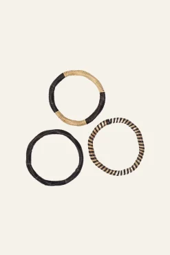 Hot Tropical Bangles In Black Jewelry
