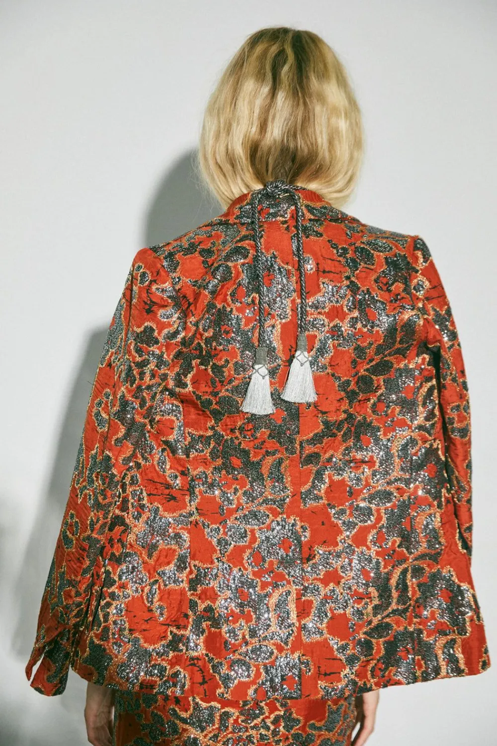 Hot Truly Treasured Blazer In Orange Outerwear