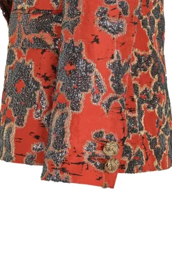 Hot Truly Treasured Blazer In Orange Outerwear