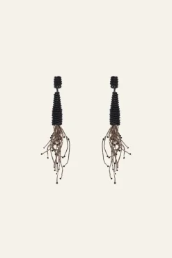 Vida Encantada Earrings In Black Gold Jewelry