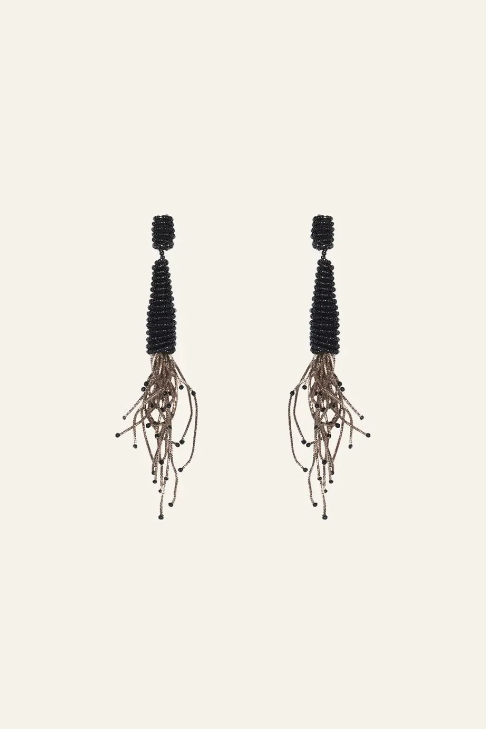 Vida Encantada Earrings In Black Gold Jewelry
