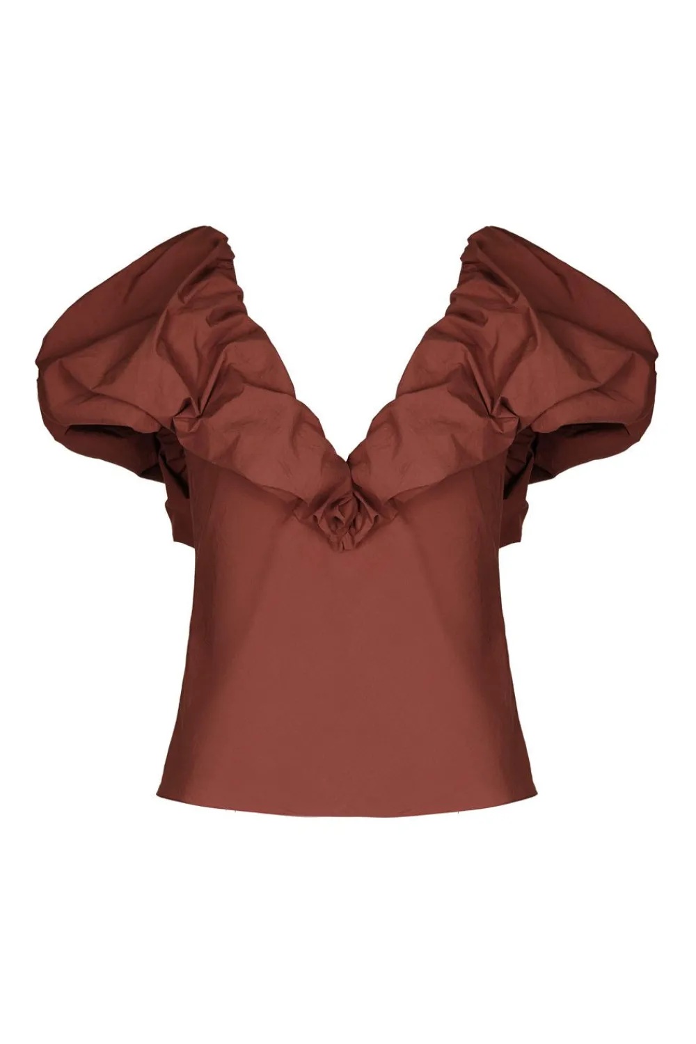 New Vientos Salvajes Top In Chocolate Tops