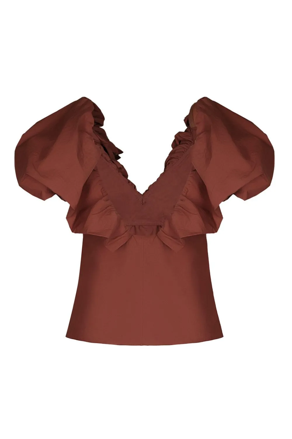 New Vientos Salvajes Top In Chocolate Tops