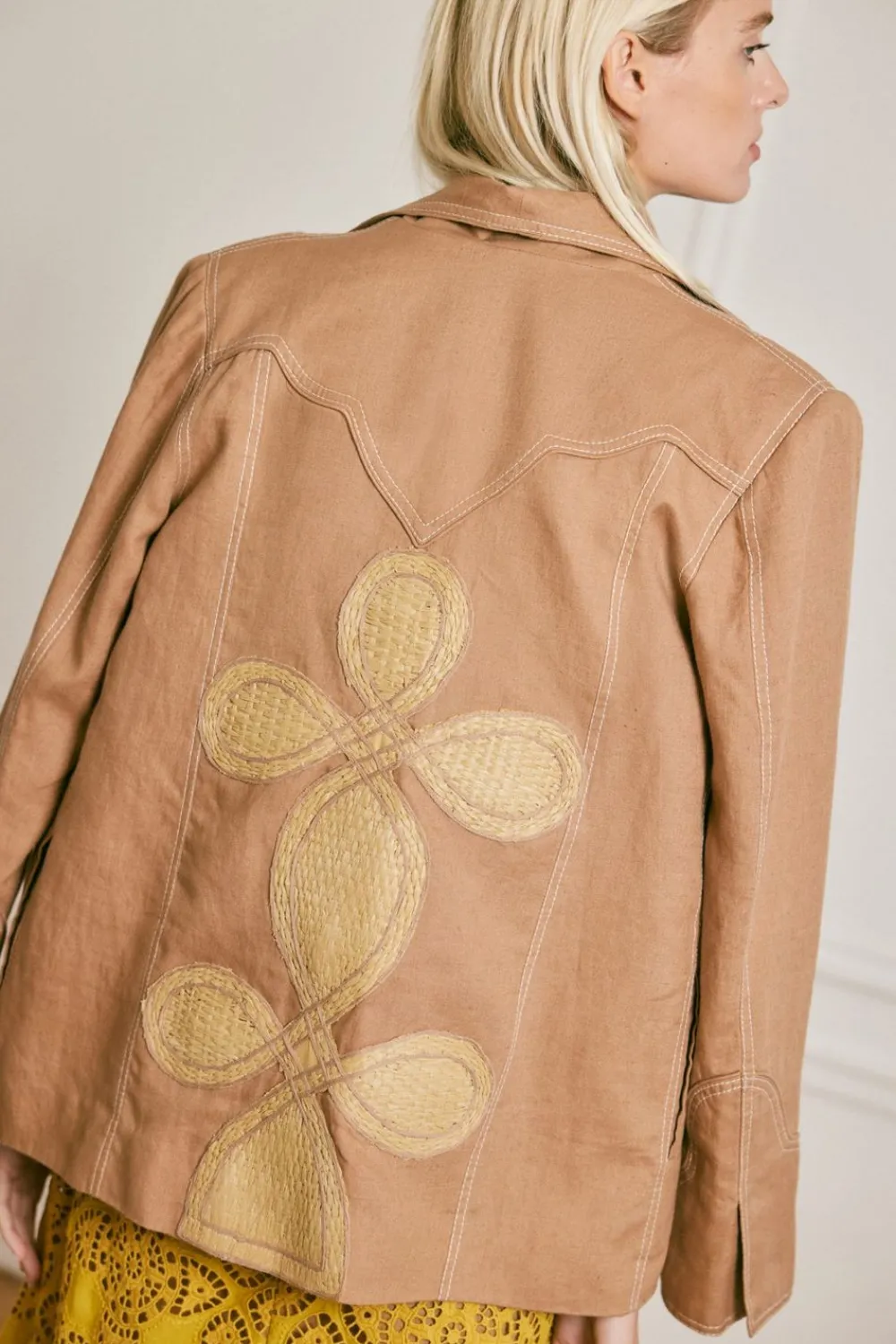 Sale Vision Quest Blazer In Camel Outerwear