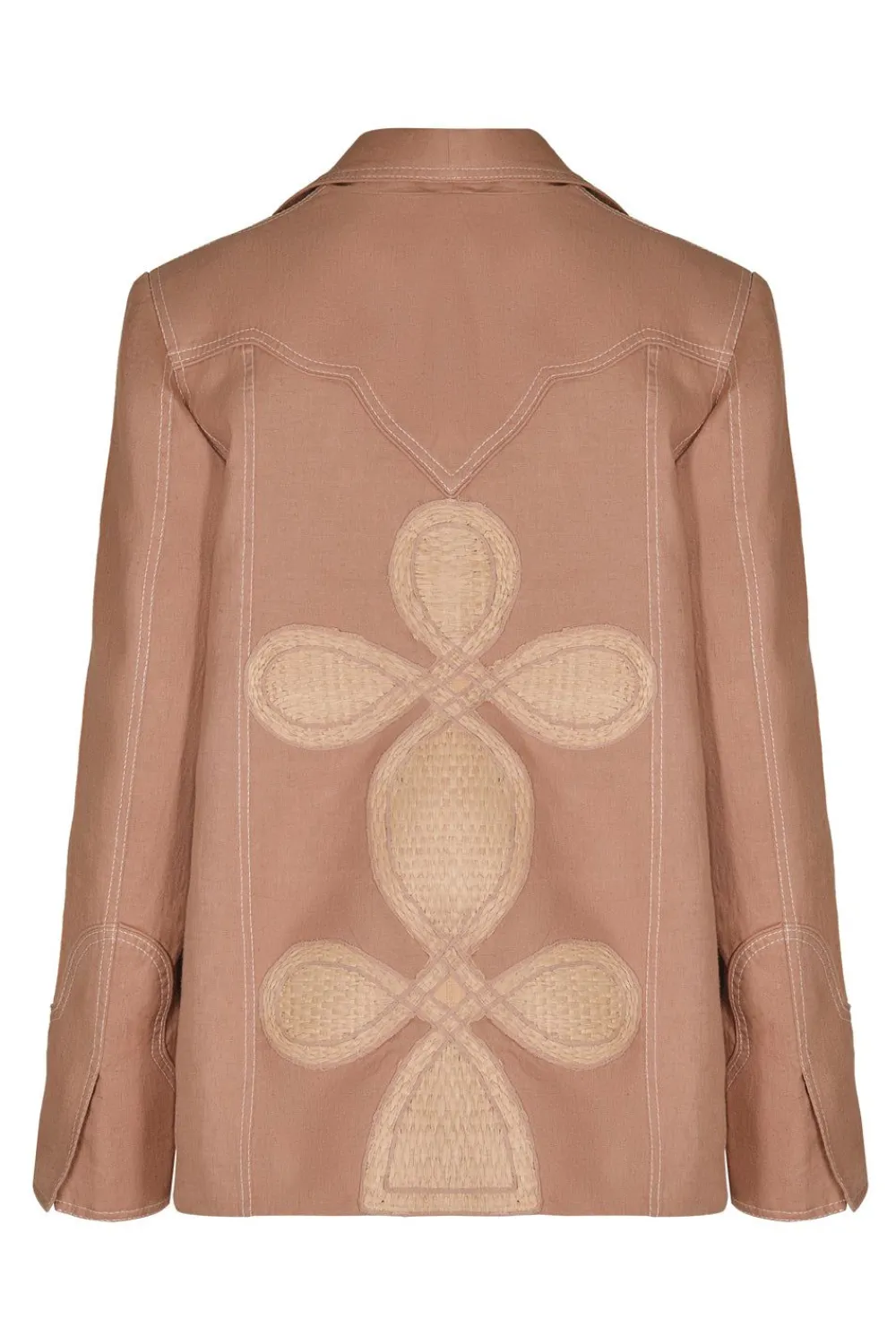Sale Vision Quest Blazer In Camel Outerwear