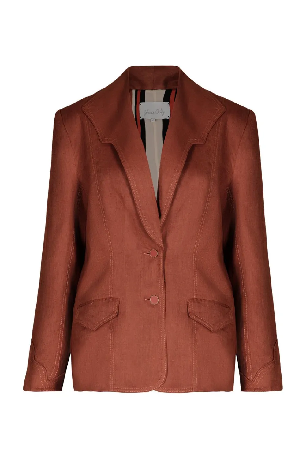 Online Vision Quest Blazer In Terracota Outerwear