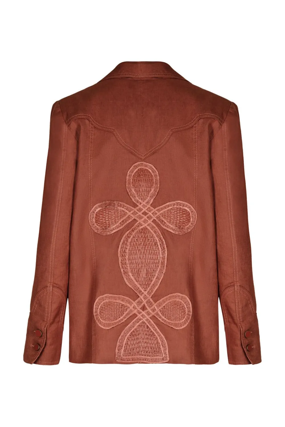 Online Vision Quest Blazer In Terracota Outerwear