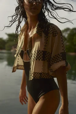 Sale Woven Cumbi Shirt Tops