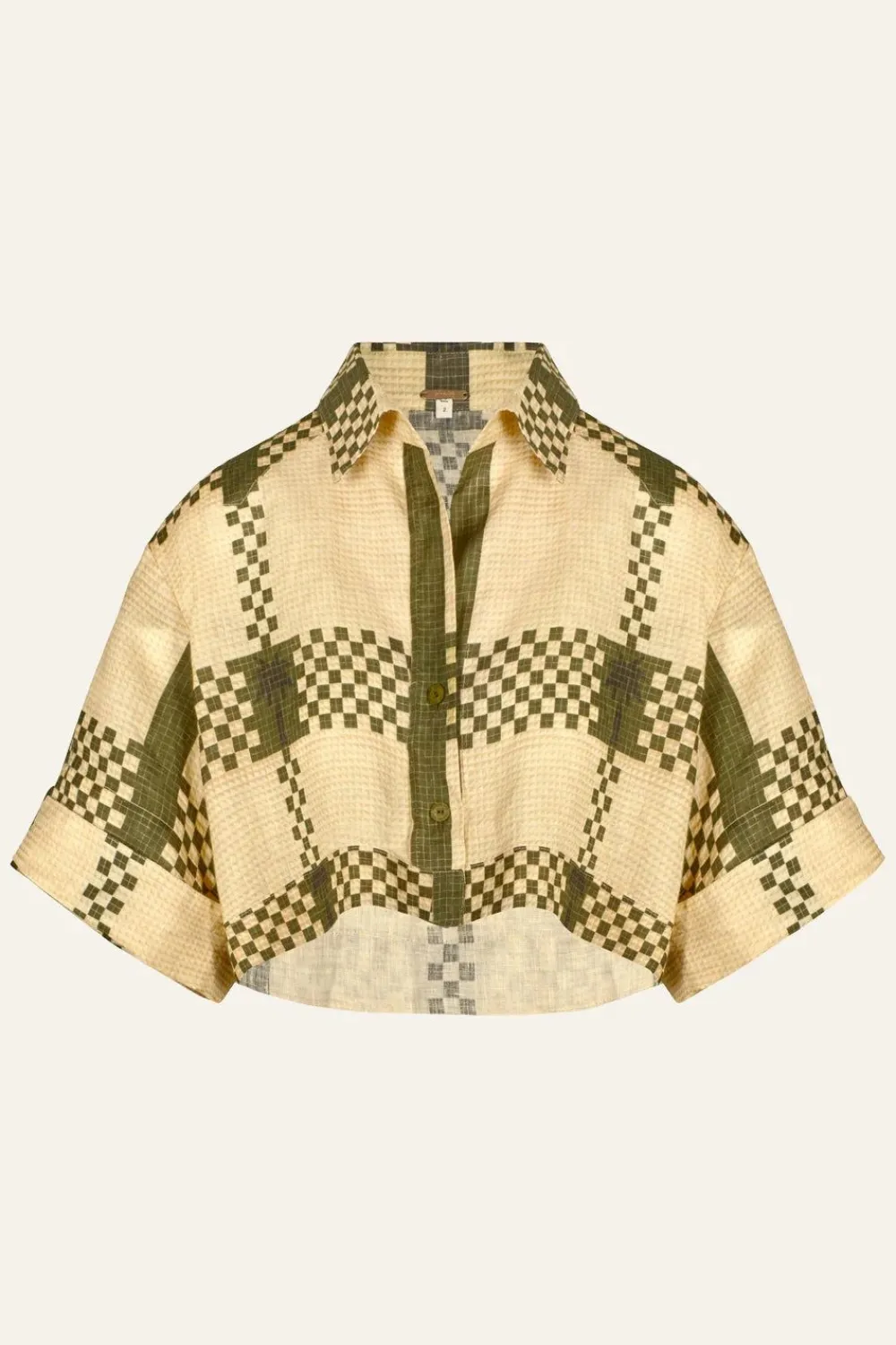 Woven Cumbi Shirt Tops