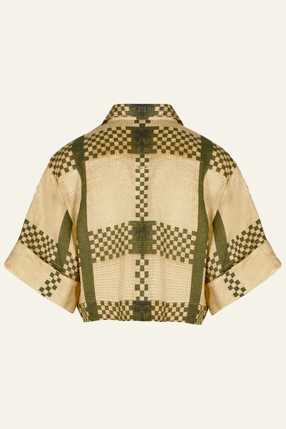 Woven Cumbi Shirt Tops